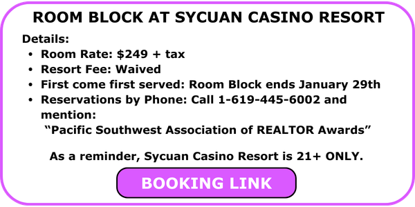 2026 REAL AWARDS ROOM BLOCK