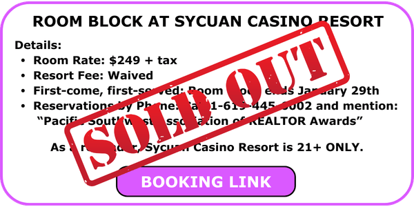 2026 REAL Awards Room Block SOLD OUT